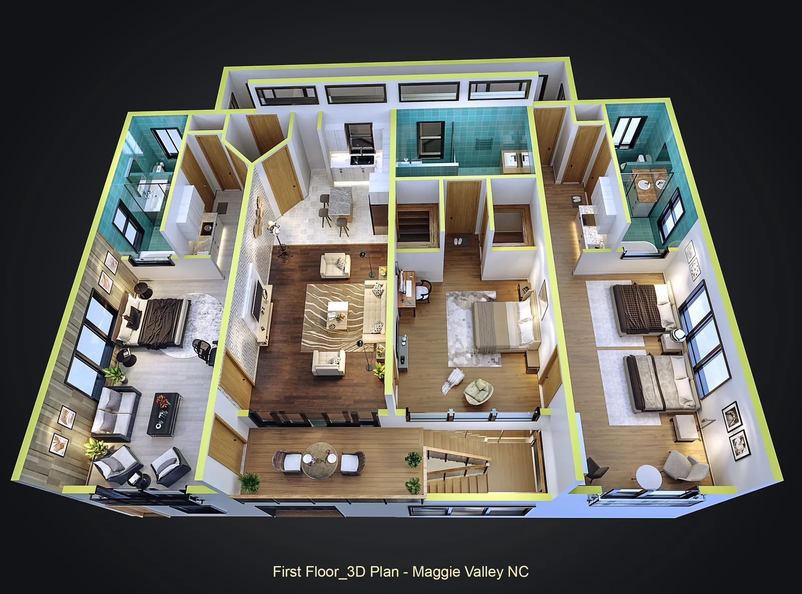 Studio visualisation illustrating From Visualization to Complete Design Support